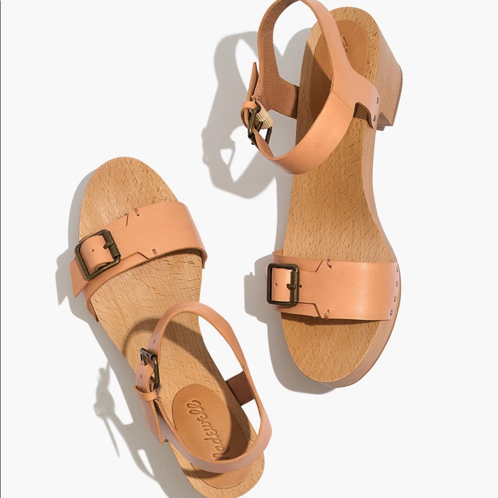 NEW Madewell Akiva Buckle Clog Shoe